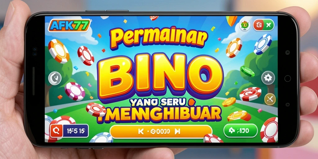 Tampilan seru gameplay Bingo di AFK77.