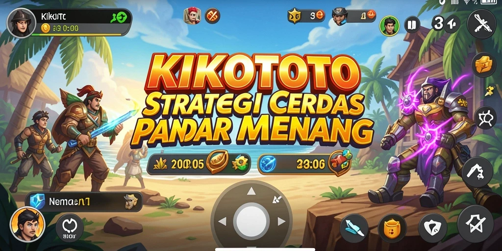 Tampilan gameplay KIKOTOTO yang penuh strategi dan taktik.