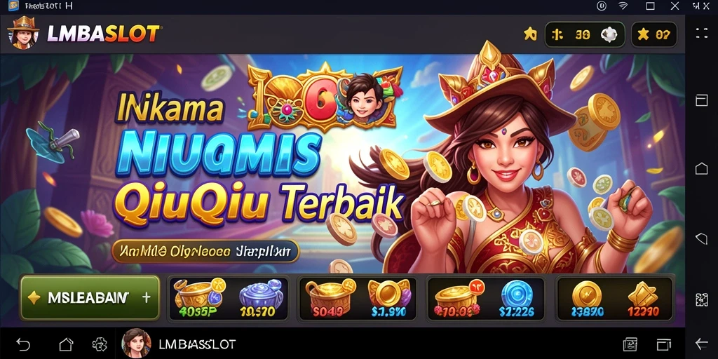Tampilan seru gameplay QiuQiu LMBASLOT.